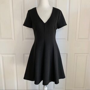 Anthropologie Hutch Black A-Line Stretch Dress